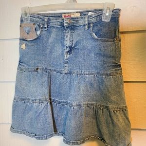 Vintage Mudd Girls Denim Jean Skirt